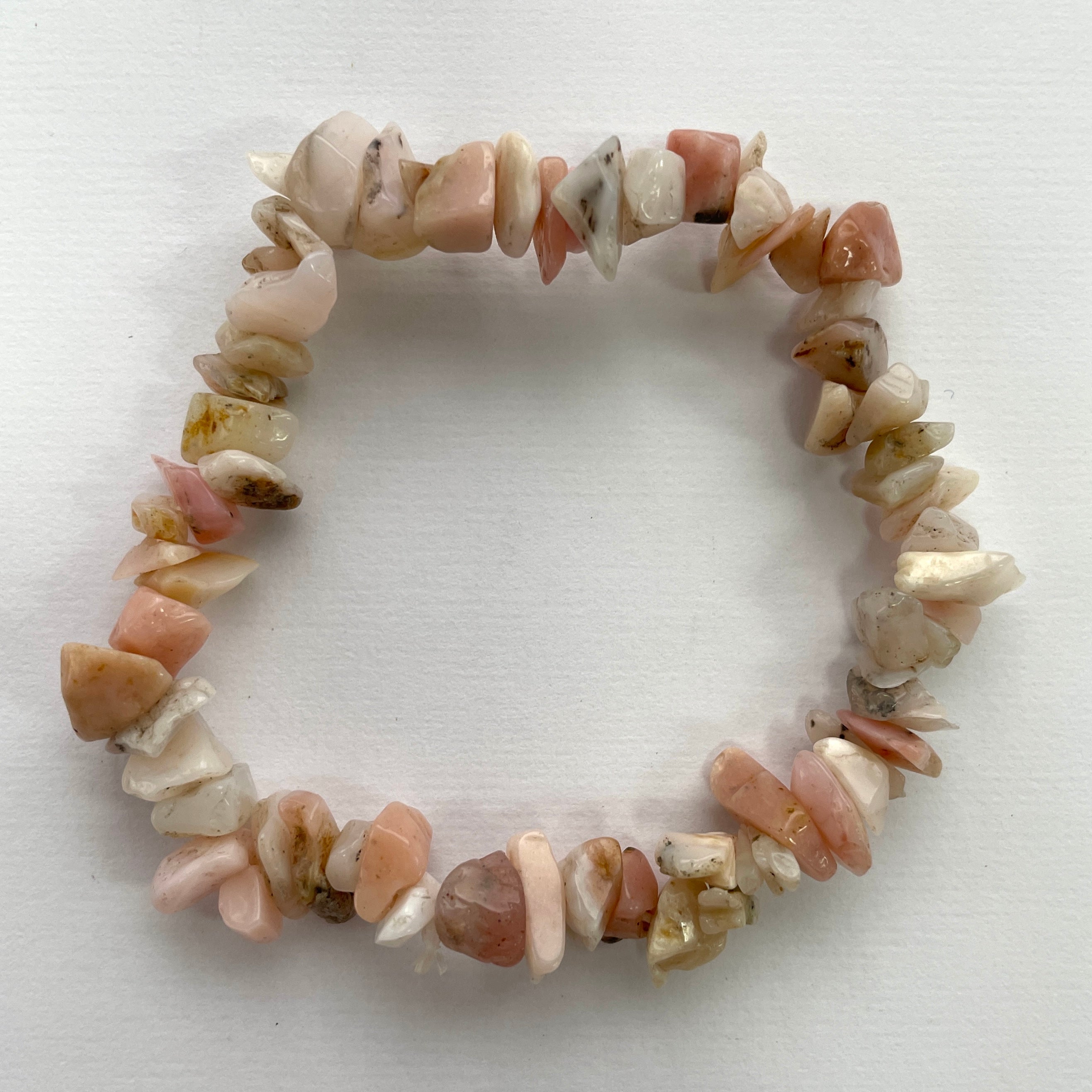 Pink Opal Chip Bracelet Pink Opal Chip Bracelet